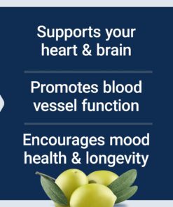 Super Omega-3 EPA/DHA Fish Oil, Sesame Lignans & Olive Extract - For Heart & Brain Health – For Inflammation & Cholesterol Management – Gluten-Free, Non-GMO – Lemon Flavor 120 Softgels 120 Count (Pack of 1) Standard Packaging 14 81J7M4r8A7L