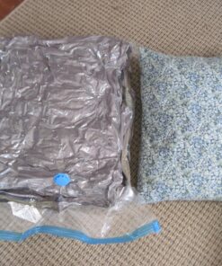 Spacesaver Vacuum Storage Bags (Jumbo 2 Pack) Save 80% on Clothes Storage Space - Vacuum Sealer Bags for Comforters, Blankets, Bedding, Clothing - Compression Seal for Closet Storage. Pump for Travel. Jumbo 38 81J8X0xoF9L