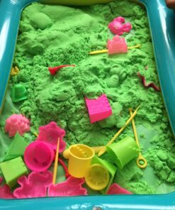 NATIONAL GEOGRAPHIC Play Sand - 6 Lbs. of Sand with Castle Molds (Blue) - A Fun Sensory Activity Blue 6 Pound 23 81JAQYyXUxL