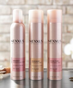 Nexxus Comb Thru Finishing Spray, Medium Hold Hair Spray for Volume, 10 oz Rose and Jasmine 10 Ounce (Pack of 1) 24 81JCAQ8CpwL