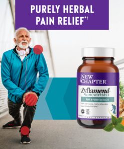 Alternative view of New Chapter Mini Softgels, Multi-Herbal Pain Reliever+ Joint Supplement, Zyflamend™ 10-in-1 Superfood Blend with Ginger & Turmeric for Healthy Inflammation Response, Mini Soft Gels, 180 Count