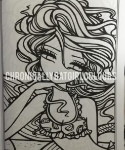 Sweet & Simple Whimsy Girls: Mermaids and More to Color 85 81JDSvJtOLL