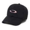 Oakley Mens Tincan Cap Hat, Black/Carbon Fiber Small-Medium Black/American Flag