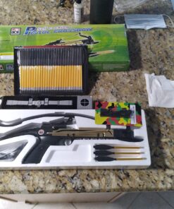 Ace Martial Arts Supply Cobra System Self Cocking Pistol Tactical Crossbow, 80-Pound Scope with 39 Arrows and 2 Strings 33 81JDyEM0WL