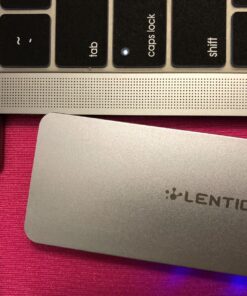 LENTION USB C Hub with 3 USB 3.0 & SD/Micro SD Card Reader Compatible Iphone15, 2023-2016 MacBook Pro, New Mac Air/iPad Pro/Surface, More, Stable Driver Certified Type C Adapter (CB-C15, Space Gray) 26 81JGXEpS4PL