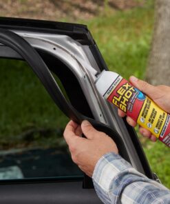 Flex Shot Rubber Adhesive Sealant Caulk, 8-oz, Clear 22 81JHCaCHyFL