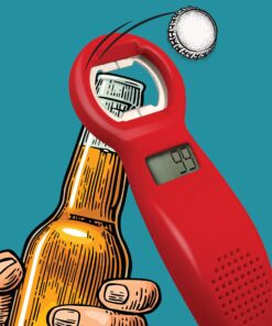 Barbuzzo Beer Tracker - the Built-In Mini Computer and Digital Display Help You Keep Track of How Many Bottles You've Opened Long After You're Unable To - Essential Party Drinking Accessory 10 81JHst1f9dL