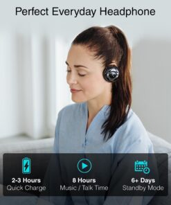 Kinivo BTH220 Bluetooth Stereo Headphone – Supports Wireless Music Streaming and Hands-Free Calling 33 81JI6jeGkaL