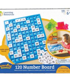 Alternative view of Learning Resources 120 Number Board -181 Pieces, Ages 6+ Learning Math Games for Kids, Educational and Fun Games for Kids