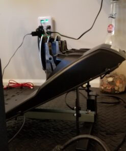 OpenWheeler GEN3 Racing Wheel Stand Cockpit Blue on Black | Fits All Logitech G923 | G29 | G920 | Thrustmaster | Fanatec Wheels | Compatible with Xbox One, PS4, PC Platforms 69 81JJR1hycYL