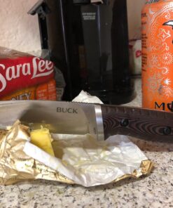 Buck Knives 0863BRS Selkirk Fixed Blade Knife with Fire Striker and Nylon Sheath,Brown 46 81JJo1mfKRL