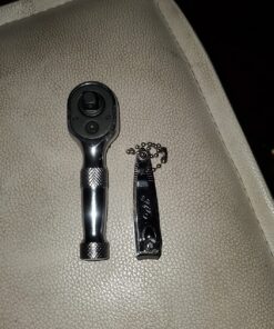 Powerbuilt Stubby Ratchet, Mini 1/4 Inch Ratchet Wrench, Reversible 72 Tooth, Tight Spaces, Quick Release - 940478 Multicolor 26 81JKU6 XGGL