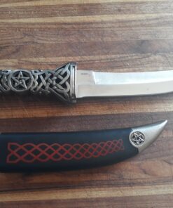 Velocity Airsoft KM6002 440 Stainless Steel 11" Double Edged Dark Assassin Dagger with Sheath 44 81JLtIPg9TL