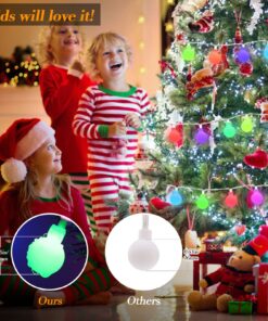 ALOVECO LED String Lights 18ft 50 LED Battery Operated Christmas Lights with Remote 8 Modes Waterproof Globe Starry Fairy Lights for Outdoor Indoor Bedroom Garden Xmas Party(Multicolor) Multicolor (Red, Blue, Green, Yellow) 21 81JM2x0a8oL