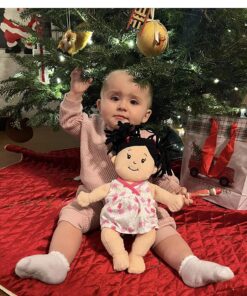 Manhattan Toy Baby Stella Black Hair Soft First Baby Doll, 15-Inch 30 81JM6Tg22UL