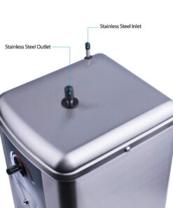 Ready Hot 41-RH-200-F560-CH Instant Hot Water Dispenser System, 2.5 Quarts, Manual Dial Dual Lever Hot and Cold Water Faucet Polished Chrome Manual Hot & Cold 19 81JMtdW9MpL