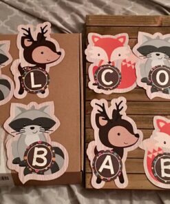Woodland Creatures - Animal Shaped Decorations DIY Baby Shower or Birthday Party Essentials - Set of 20 31 81JNNBYh 4L