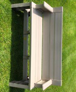 Premiere Products 5RCATA Tan Convert A Bench, Approximate Size: Table 27" H x 14" D 31" H x 58" L Seat 17" H x 14" D Weighs 38 lbs 34 81JOxLZrX7L
