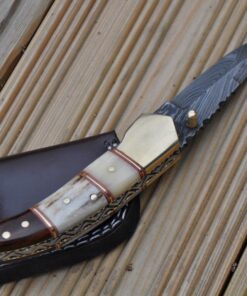 Perkin - Handmade Damascus Pocket Knife - Beautiful Folding Knife 12 81JPhnibfAL