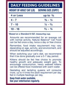 Natural Balance Original Ultra Chicken Meal & Salmon Meal Formula Dry Cat Food, 6 lbs. 6 Pound (Pack of 1) 11 81JPvgBt5jL
