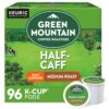 Green Mountain Coffee Roasters Half Caff Coffee, Keurig Single-Serve K-Cup pods, Medium Roast, 96 Count (4 Packs of 24) 24 Count (Pack of 4) 16 81JSdGnEOYL
