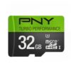 PNY U3 Turbo Performance 32GB High Speed MicroSDHC Class 10 UHS-I, up to 90MB/sec Flash Card (P-SDU32GU390G-GE) 1 Count (Pack of 1)