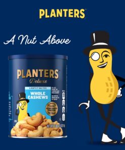 Planters Lightly Salted Deluxe Whole Cashews (1lb 2.25oz Canister) 1.14 Pound (Pack of 1) 41 81JT3es1VZL