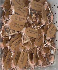 SallyFashion 100pcs Kraft Paper Gift Tags with String, Blank Gift Bags Tags Price Tags(Brown) 100pcs Brown 43 81JTJIrqT4L