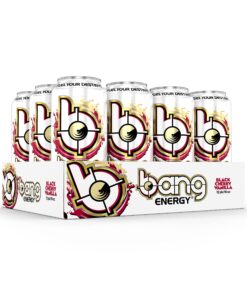 Bang Energy Black Cherry Vanilla, Sugar-Free Energy Drink, 16-Ounce (Pack of 12) 16 Ounce (Pack of 12) 30 81JTaf2Td7L