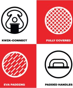 Alternative view of AIRHEAD HD-3 Hot Dog Triple Rider Towable Inflatable 3 Person Boat Lake Tube with Tow Point, Handles, and Double Stitched 840-Denier Nylon Cover 1-3 Rider