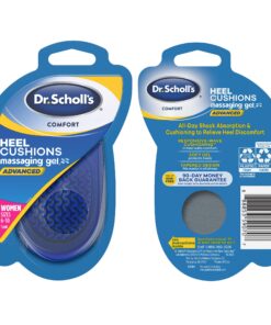Dr. Scholl's Heel Cushions with Massaging Gel Advanced // All-Day Shock Absorption and Cushioning to Relieve Heel Discomfort (for Women's 6-10, Also Available for Men's 8-13) Women 6-10 20 81JZ7sCTnbL