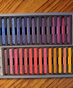 Derwent Inktense Blocks 72 Tin, Set of 72, 8mm Block, Soft Texture, Watersoluble, Ideal for Watercolor, Drawing, Coloring, Crafts and Painting on Paper and Fabric, Professional Quality (2301980) 72 Count (Pack of 1) 55 81JbTMDEtwL