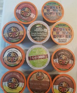Perfect Samplers Single Serve & Decaf K Cups Variety Pack, Unflavored & Flavored Decaf Coffee Pods, Decaffeinated Coffee for Keurig K Cups Machines, Hot or Iced Coffee, 40 Count 29 81JbyHCOEL