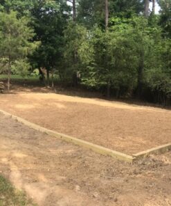 Ashman Galvanized Garden Stakes Landscape Staples and Fence Stake (150 Garden Staples - Heavy Duty & Anti Rust Galvanized) 150 6 Inch 11 Guage 34 81Jirn6feDL