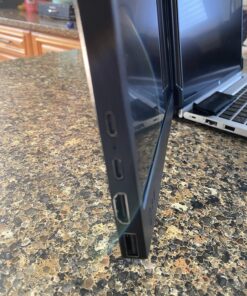 WESTHOD 12" Laptop Monitor Extender, Portable Monitor for Laptop HDMI USB C Screens Extender FHD 1080P, Plug-Play Tri-Screen for 13”-16” Laptops 106 81Jj55kIseL