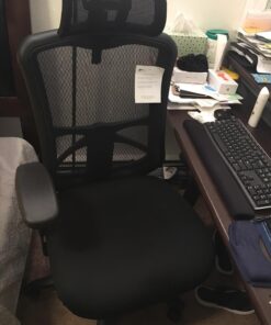 Alera ALEEL41ME10B Elusion Series High-Back Multifunction Mesh Chair - Black 38 81JjngTNBcL