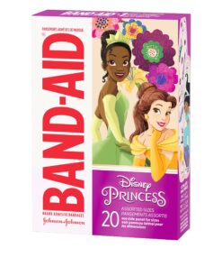 Band-Aid Brand Adhesive Bandages for Minor Cuts & Scrapes, Wound Care Featuring Disney Princess Characters, Fun Bandages for Kids and Toddlers, Assorted Sizes, 20 Count 42 81JjzgUdhL