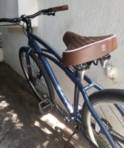 Schwinn Comfort Bike Seat, Bicycle Seat Replacement for Men and Women, Universal Fit Saddles with Standard Seat Posts Cruiser/Quilted Brown 30 81JlVpfqO8L