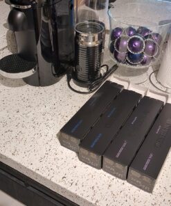 Nespresso VertuoPlus Deluxe Coffee and Espresso Machine by Breville with Milk Frother, 8 Ounces, Black Machine + Milk Frother 42 81Jlno4hd0L