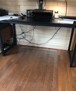 Ilyapa Office Chair Mat for Hard Floors 36" x 48" Heavy Duty Clear, PVC Chair Mat for Hardwood and Tile Floors, Protective Floor Mat for Home or Office 36 x 48 inches 29 81JmWDKbWrL