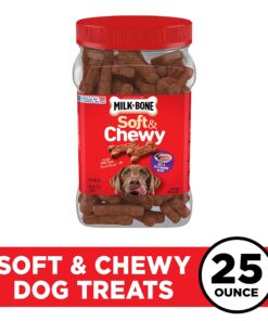 Milk-Bone Soft & Chewy Dog Treats, Beef & Filet Mignon Recipe, 25 Ounce Original 25 Ounce (Pack of 1) 25 81JmXc3jsJL 1