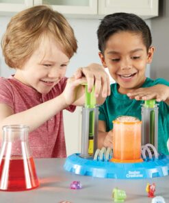 Learning Resources Beaker Creatures Deluxe Liquid Reactor Super Lab, 21 Piece Set with 4 Creatures, STEM Science Toy, Ages 5+, Multicolor (LSP8586-AMZ) 7 81JoBuZhGZL