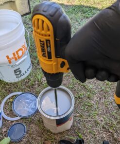 Edward Tools Paint and Mud Mixer for drill in 1 to 5 gallon buckets - Fits all standard drills - Zinc plated steel - Reinforced weld - Hex head for non slip - Easy to clean - Paint mixer attachment 18 81JoIyf1YyL