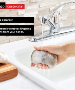 amco 8402 Rub-a-Way Bar Stainless Steel Odor Absorber, Single, Silver Original 31 81JqBJ1rrzL