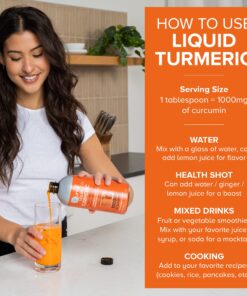 Qunol Liquid Turmeric Curcumin with Black Pepper, Turmeric Supplement 1000mg, Extra Strength, Joint Health, 40 Servings, 20.3 fl oz 40 Servings (Pack of 1) 26 81JqX7wtvFL
