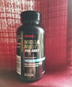 GNC Mega Men Essentials One Daily Multivitamin | Supports Overall Health and Muscle Performance | 60 Count 60 Count (Pack of 1) 31 81JqqdZA7 L