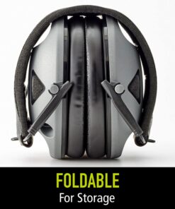 Peltor Sport RangeGuard Electronic Hearing Protector, NRR 21 dB, Ear Protection for the Range, Shooting and Hunting, Gray 35 81Js9yDvz L