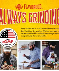 Flavor God Classic Seasoning Combo Pack - 4 Spices For Cooking Chicken, Beef, Seafood & Eggs Classic Combo 5.00 Ounce (Pack of 4) 24 81JsUz S L 1