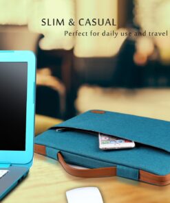 ProCase Laptop Sleeve Case Protective Bag 13 - 13.5 Inch Teal 48 81JsvuzalAL