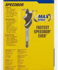 IRWIN Drill Bit Set for Wood, 3-Piece (3041003) 3 Piece 3PC SET SPEEDBOR MAX 5/8, Set 13 81Jt6xc222S